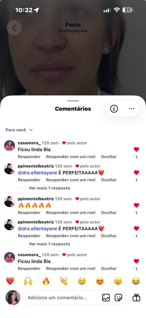 Comentário de rede social